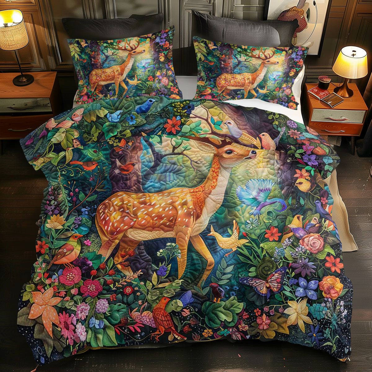 Dreamy Deer WJ1209030CL Duvet Cover Set