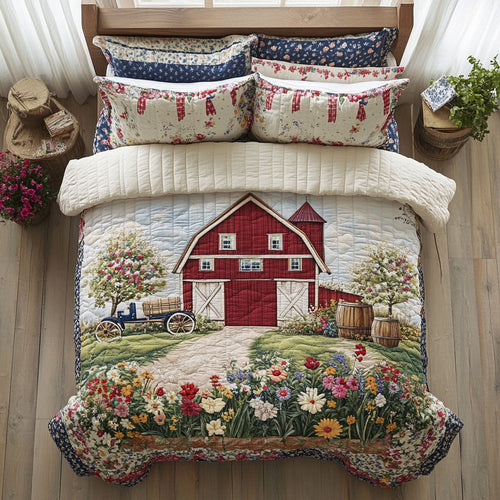 Blooming Farm Barn CW0809013CL Duvet Cover Set