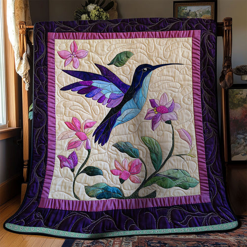 Hummingbird Flower WT1403145CL Quilt