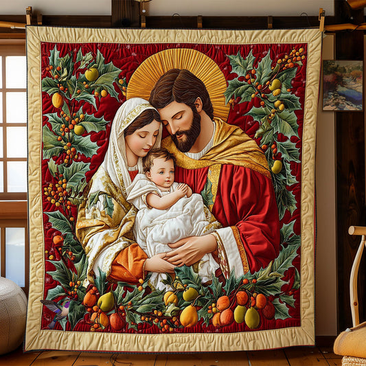 Christmas Holy Family WY0512012CL Quilt