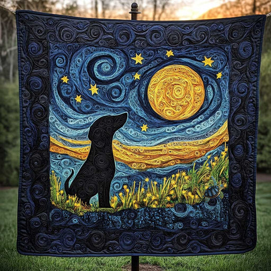 Dachshund Starlight WN0710007CL Quilt