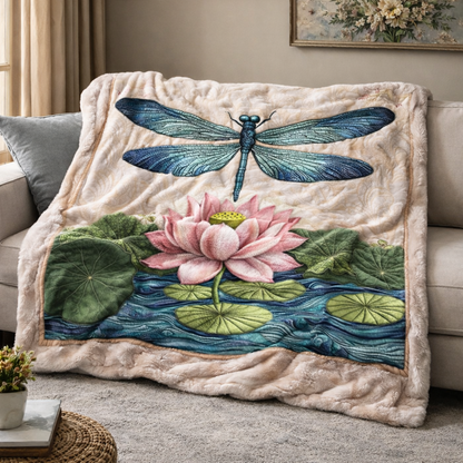Lotus Butterfly QA2701007CL Faux Fur Throw Blanket