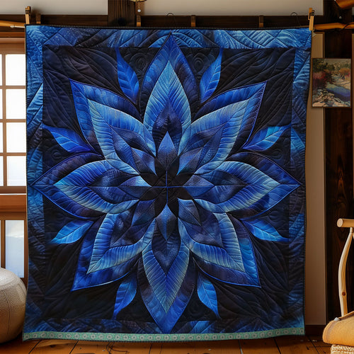Blue Floral Mystique WN1309007CL Quilt