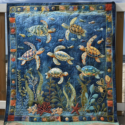 Sea Turtle WJ1209025CL Quilt