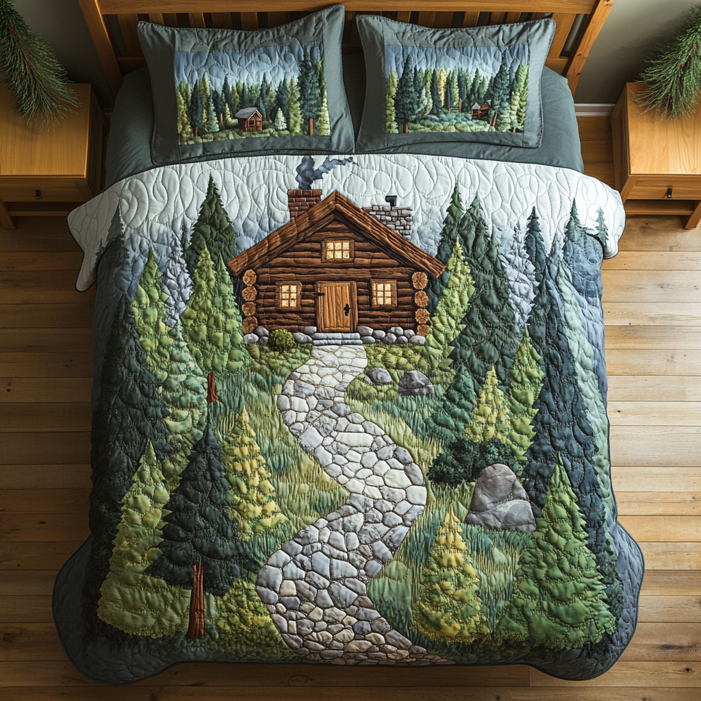 Pinewood Pathway YR1601034CL Duvet Cover Set