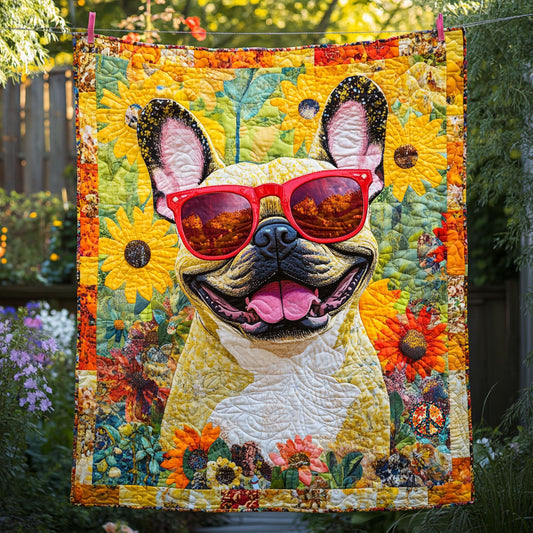 French Bulldog Happy WT2310019CL Quilt
