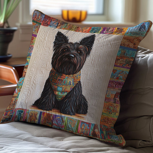 Black Terrier WY2701005CL Quilt Pillow Case