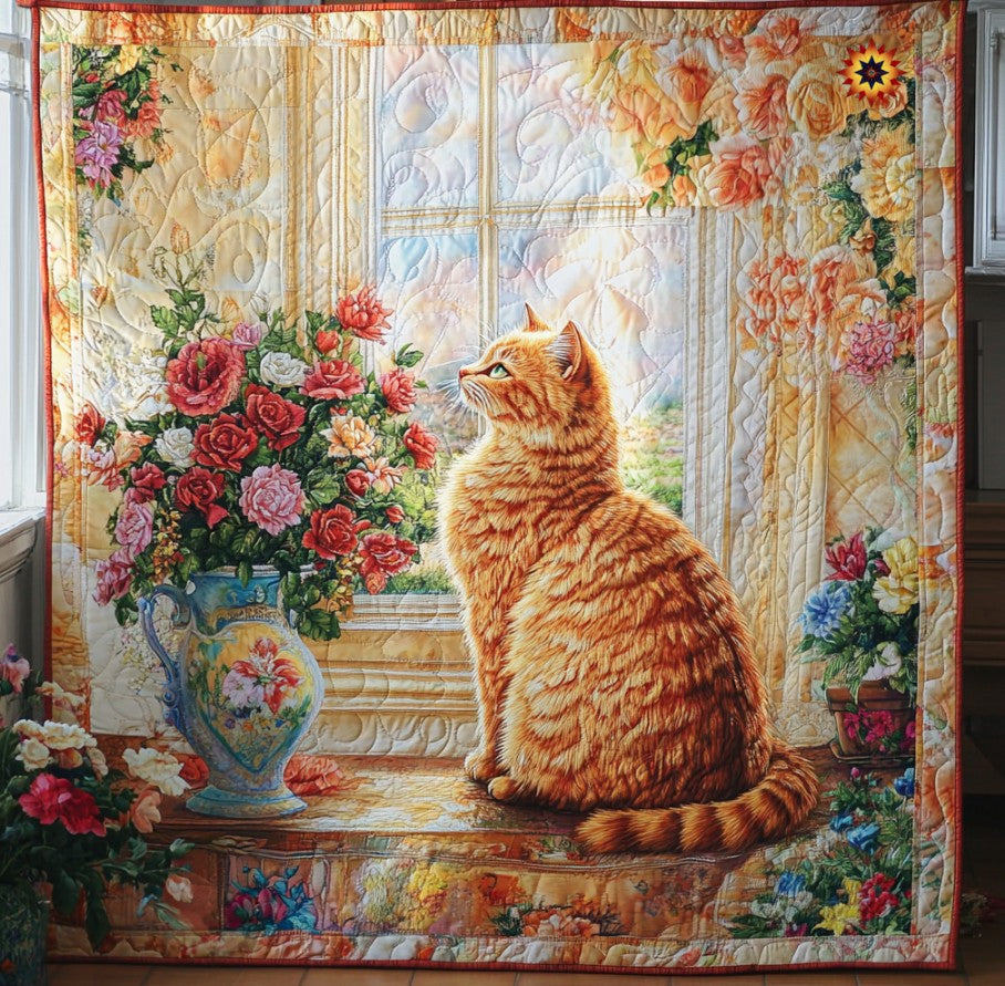 The Cat In The Window WU0511012CL Quilt