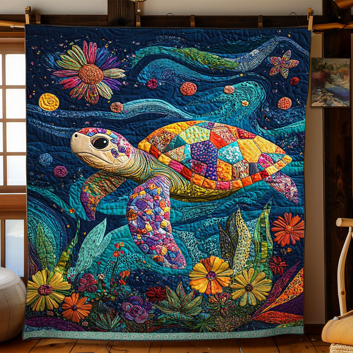 Sea Turtle WJ2409005CL Quilt