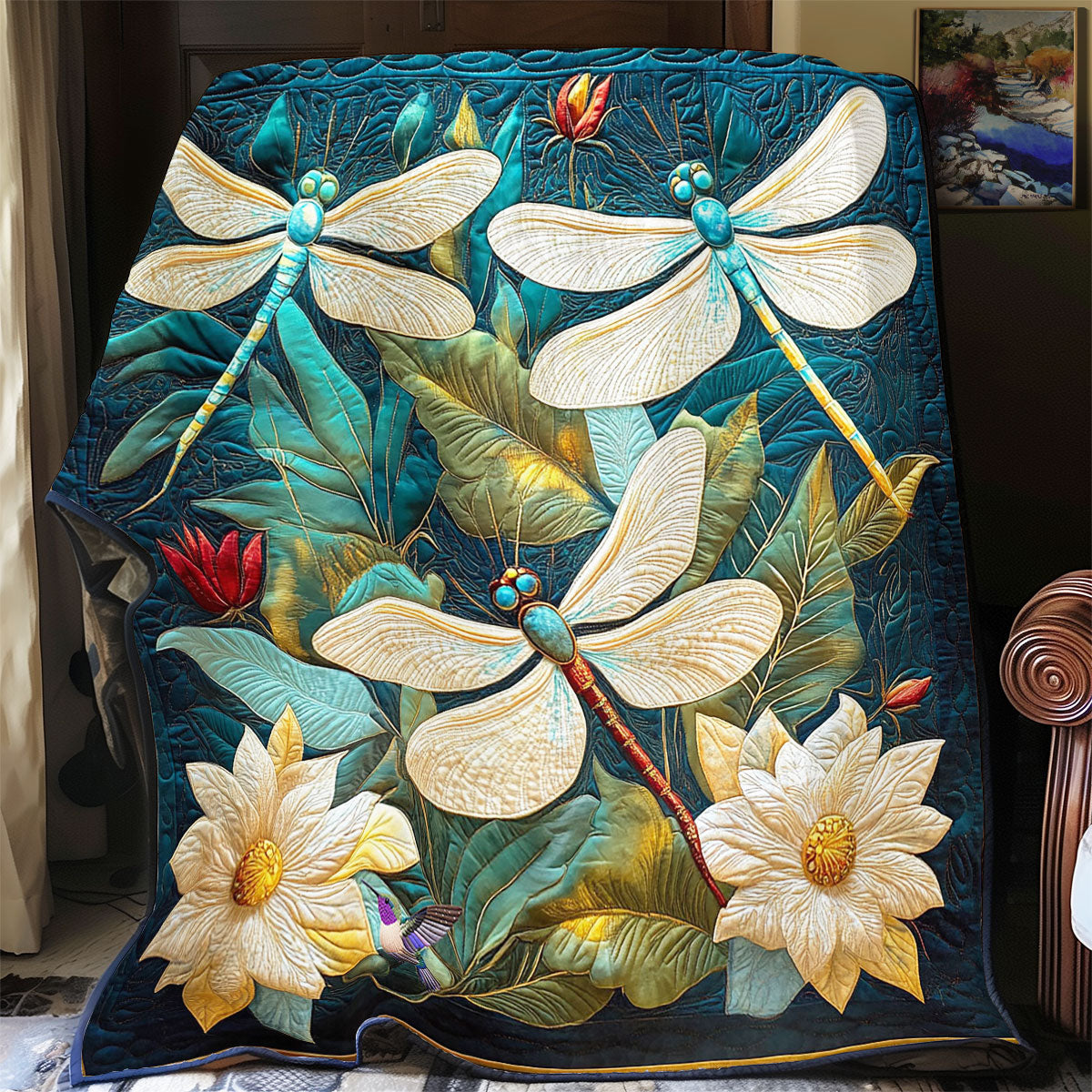 Dragonfly Garden WY0312037CL Quilt