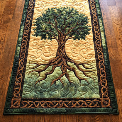 Celtic Tree Of Life WY2802041CL Quilted Table Runner