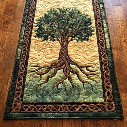 Celtic Tree Of Life WY2802041CL Quilted Table Runner