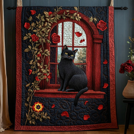 Cat Sleepless Night WU0511036CL Quilt