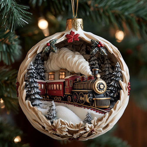 Snowy Ride CP1610037CL Christmas Ornament