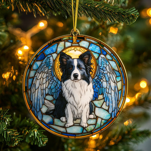 Border Collie Guardian WN1510006CL Christmas Ornament