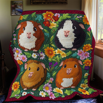 Flower Garden Guinea Pig WY1211043CL Quilt