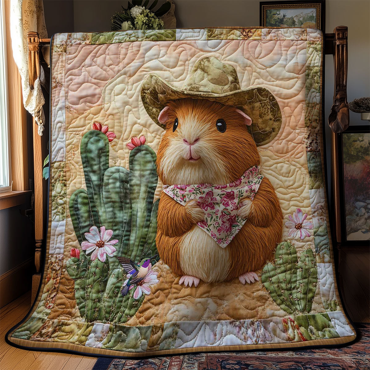 Cactus Guinea Pig WN3110084CL Quilt