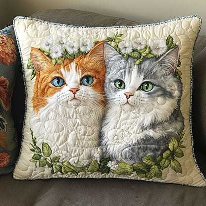 Fluffy Cats WT1403024CL Quilt Pillow Case