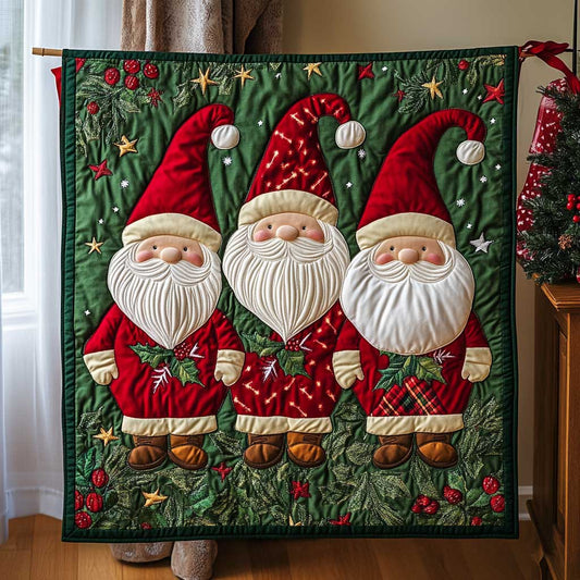 Cute Gnome Christmas WP1909007CL Quilt