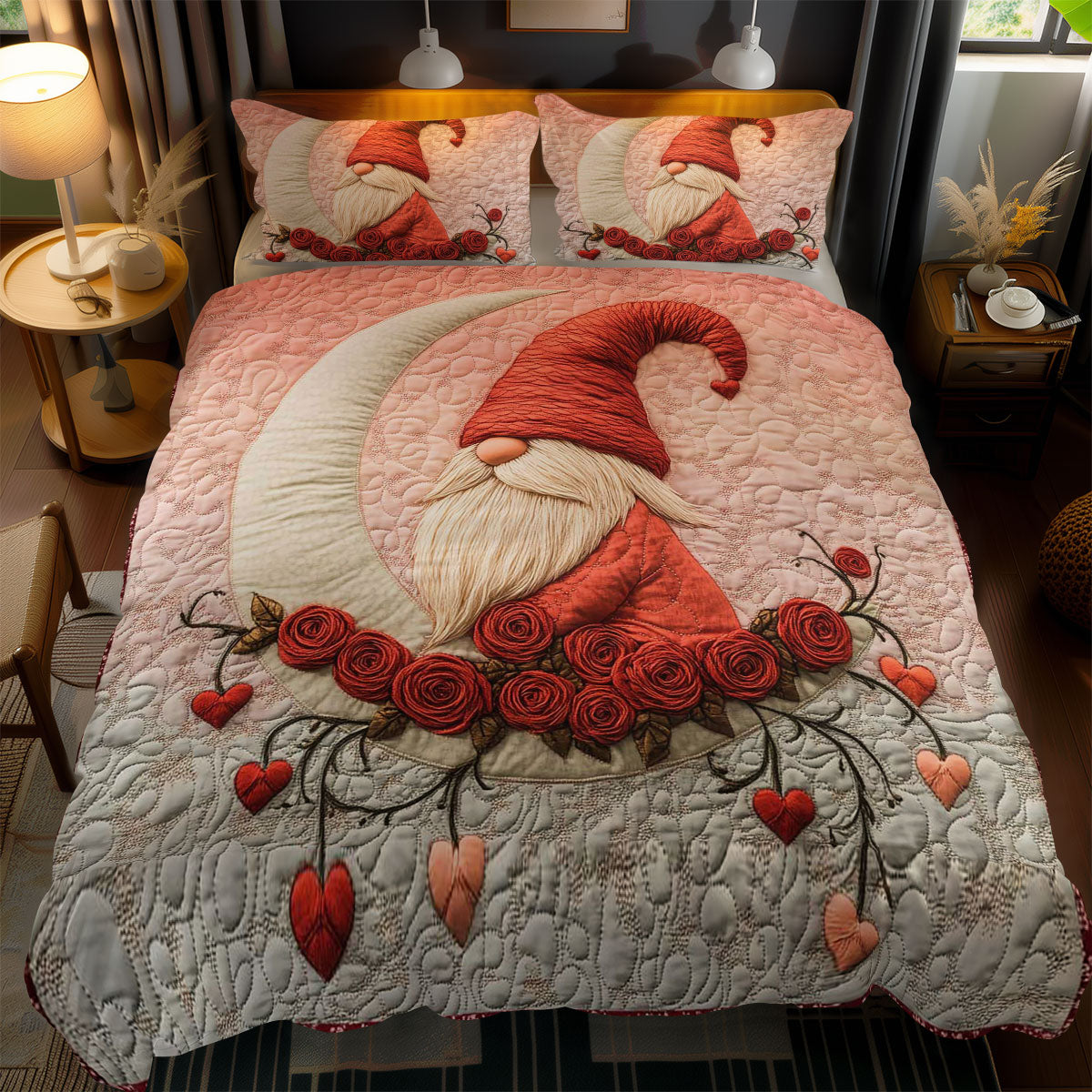 Rose Moon Gnome WN0201063CL Duvet Cover Set