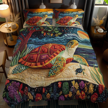 Turtle's Radiant Reflection WN1010171CL Duvet Cover Set