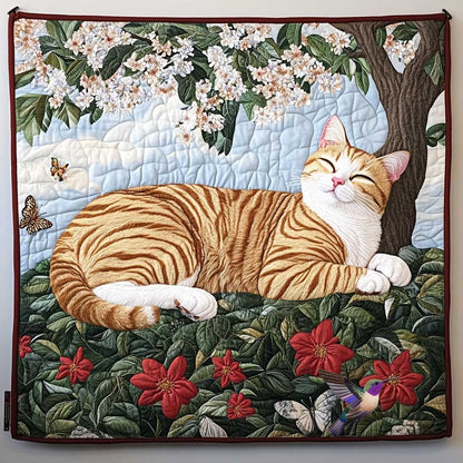 Cat Under The Tree WP1211003CL Quilt