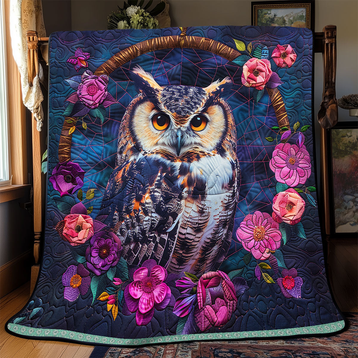 Dreamcatcher Owl WP0609017CL Quilt