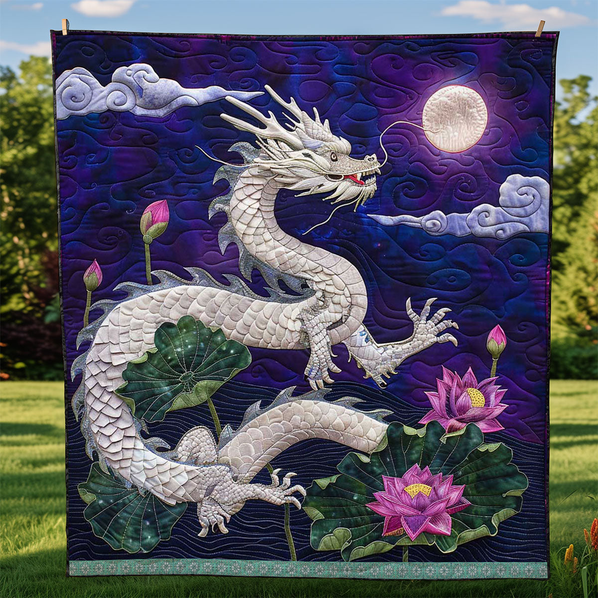 Lotus Dragon WJ1309015CL Quilt