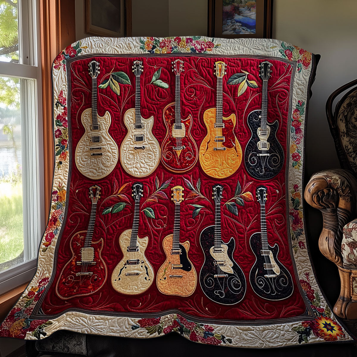 Guitar Lover WY1112010CL Quilt