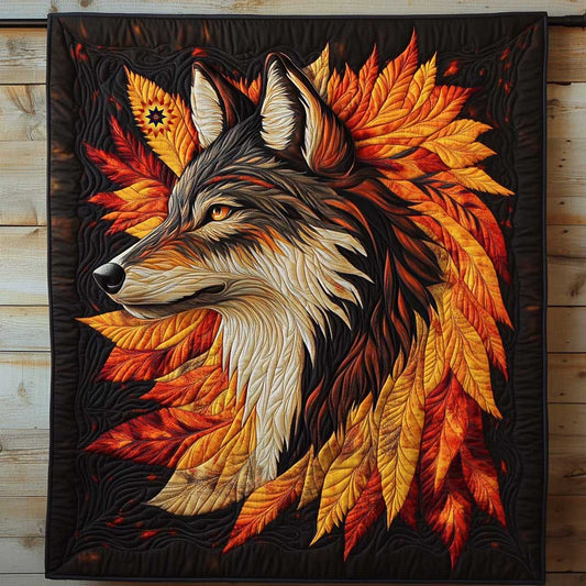 Autumn Wolf WP1411013CL Quilt