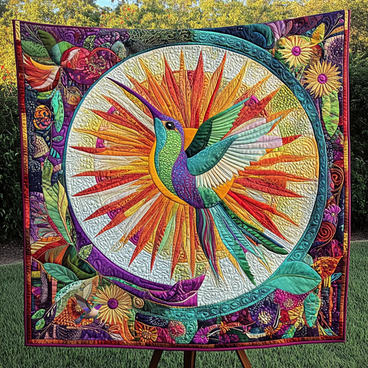 Hummingbird’s Harmony Circle WN0310082CL Quilt