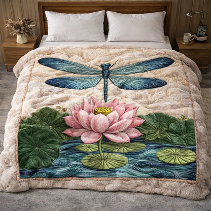Lotus Butterfly QA2701007CL Faux Fur Throw Blanket