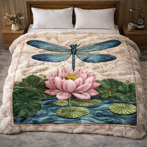 Lotus Butterfly QA2701007CL Faux Fur Throw Blanket