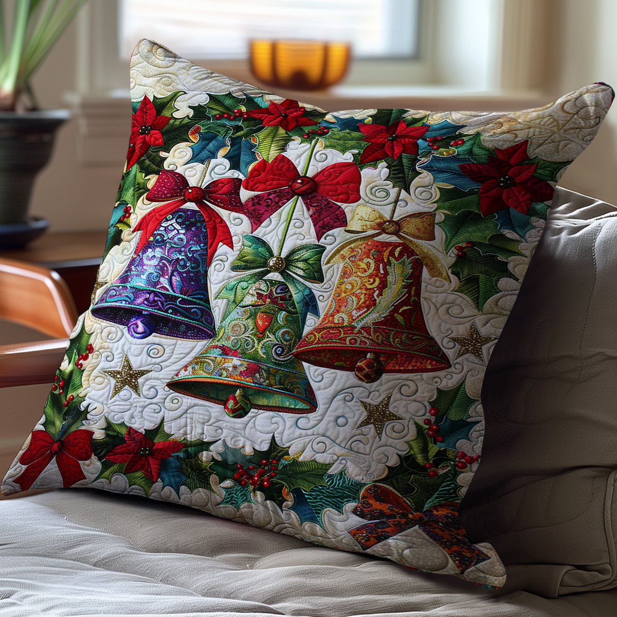 Jingle Bells WJ1309040CL Quilt Pillow Case