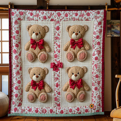 Lovely Teddy Bear WJ1112040CL Quilt