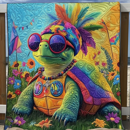 Tie Dye Turtle WY2511038CL Quilt