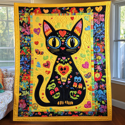 Cat Flower WT1010014CL Quilt