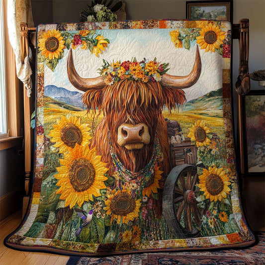 Highland Bull WY2311005CL Quilt