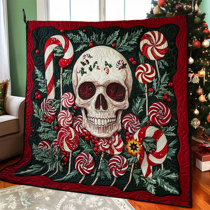 Candy Cane Skull WY2711039CL Quilt