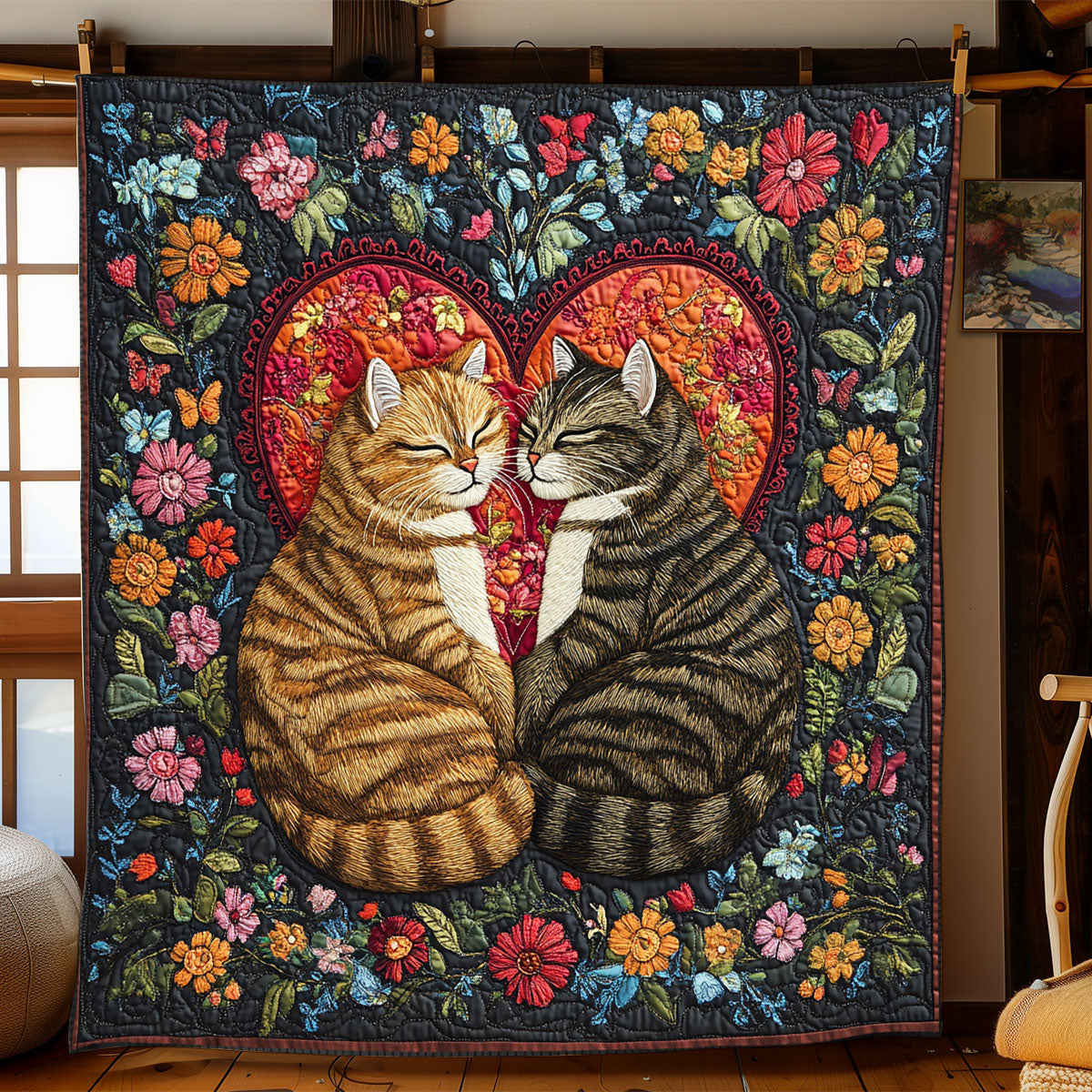 Sleeping Cats XB1604012CL Quilt