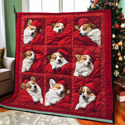 Sleeping Corgi WJ3009014CL Quilt