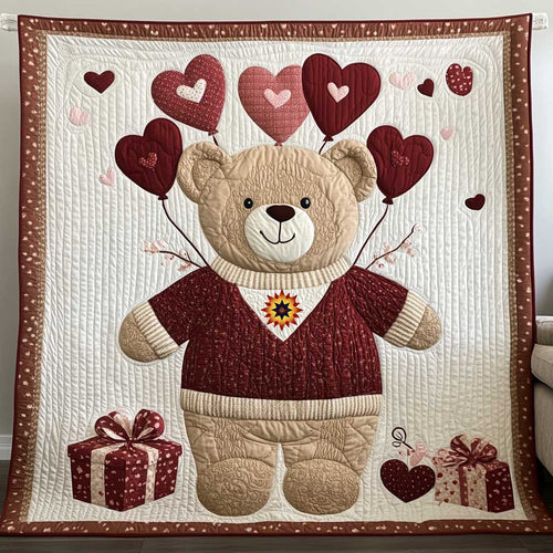 Valentine Gift Teddy Bear WP1612025CL Quilt