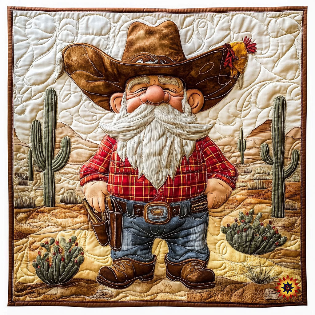 Cowboy Gnome WY0712006CL Quilt