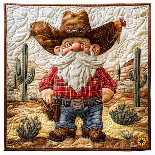 Cowboy Gnome WY0712006CL Quilt
