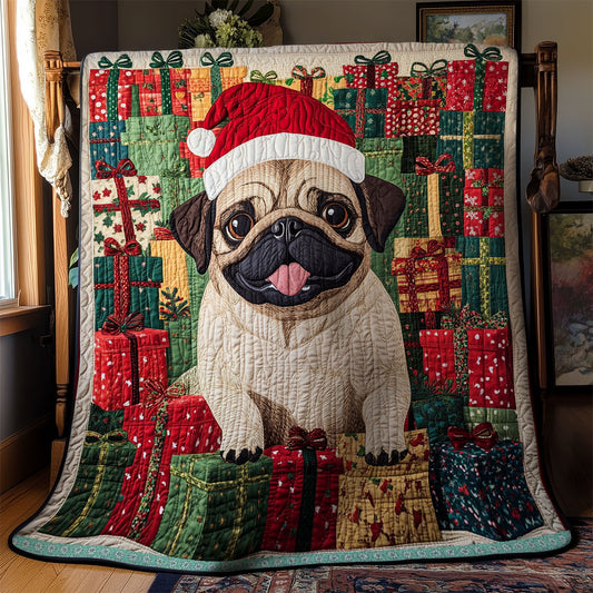 Pug Gift WX2111032CL Quilt