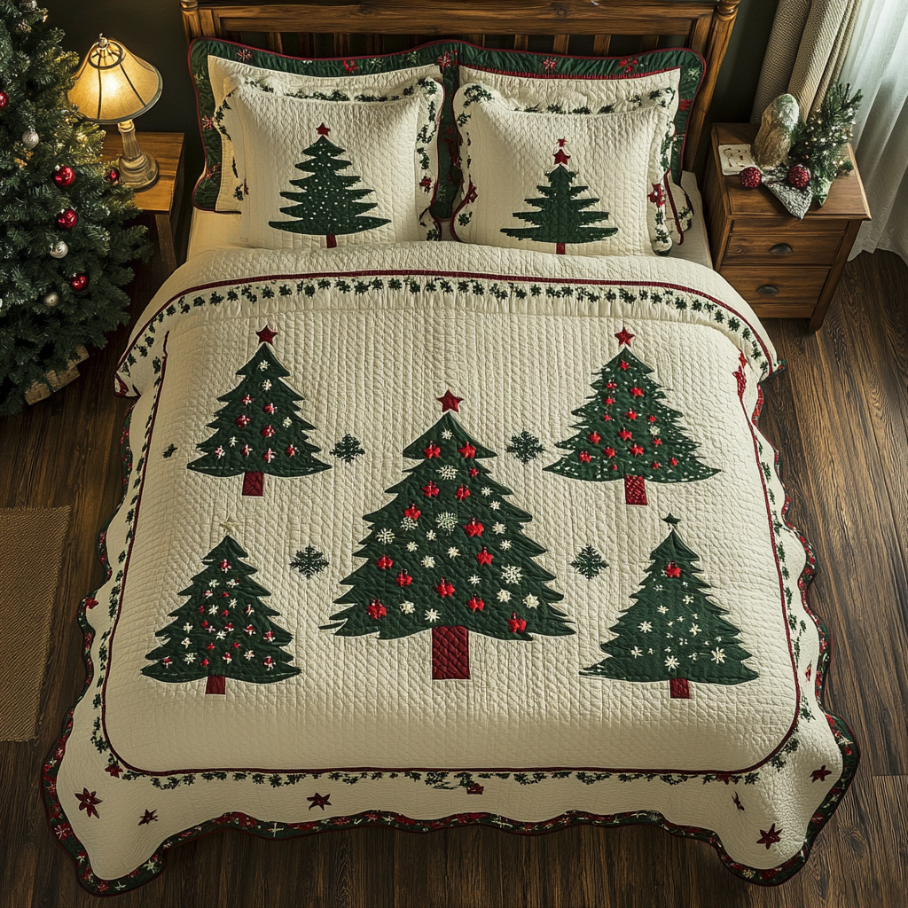 Holiday Pines Patchwork YR1701039CL Duvet Cover Set