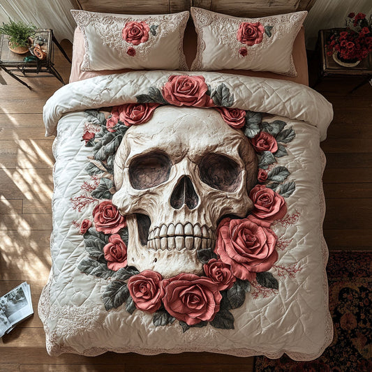 Rose Skull CW0110035CL Duvet Cover Set