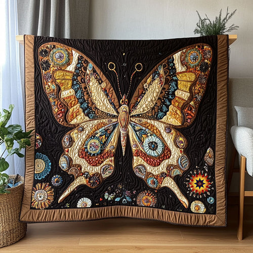 Brown Butterfly WX2610004CL Quilt