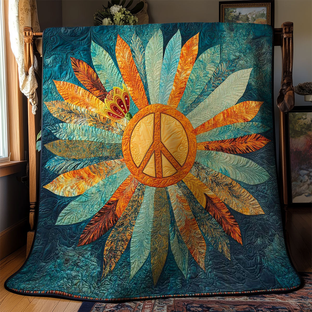 Feathers Of Peace WN1712038CL Quilt