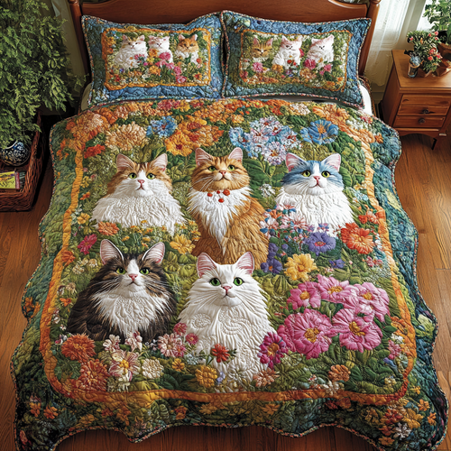 Floral Feline Harmony YR0901031CL Duvet Cover Set